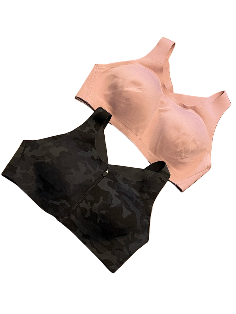 Lululemon Enlite Size 38D Bra Bundle, 1 *Zip Front Camo + Pink | Size 38D